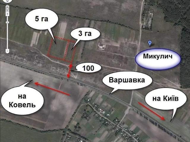 Участок продажа в Микуличах, Винницкой области