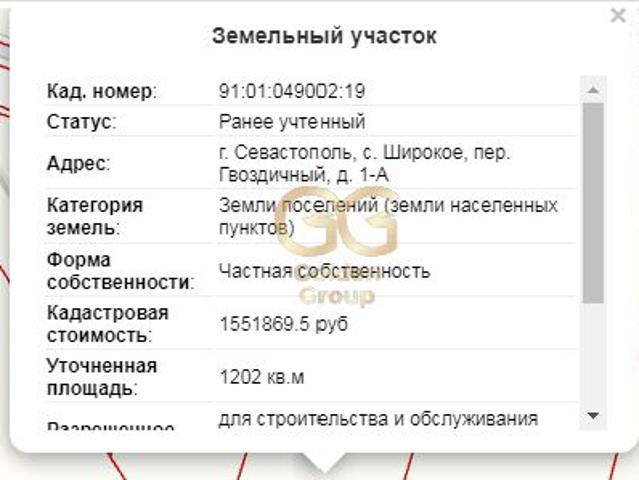 Участок продажа в Севастополь
