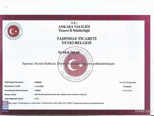 100. Yıl, Çankaya içerisinde satılık Ofis