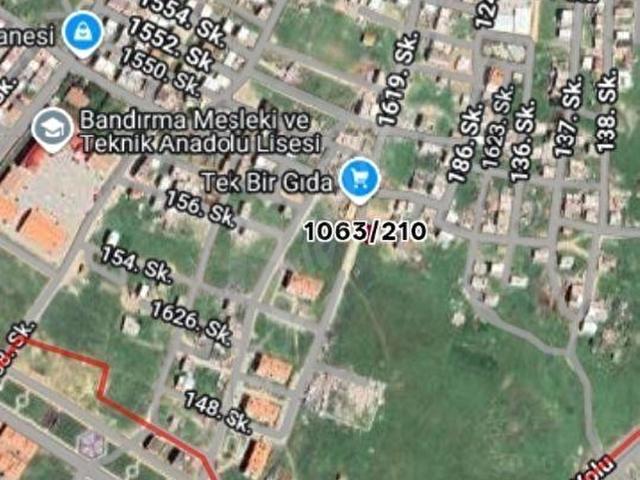 100. Yıl Mahallesi, Bandırma içerisinde satılık Arsa
