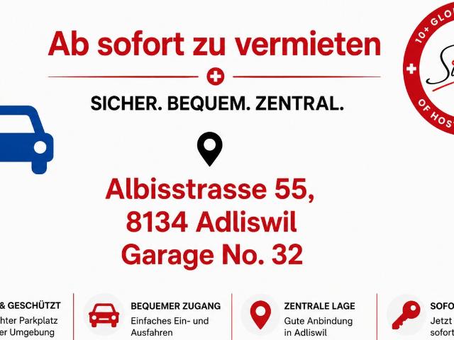 Garage mieten in Adliswil, Zürich