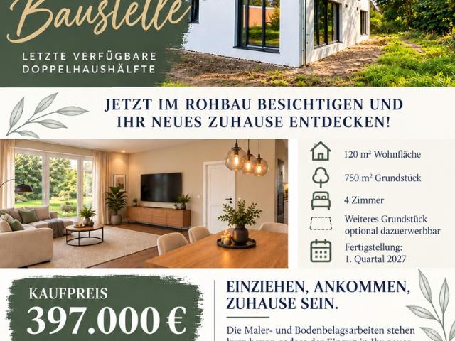 Doppelhaushälfte kaufen in Dwoberg, Delmenhorst