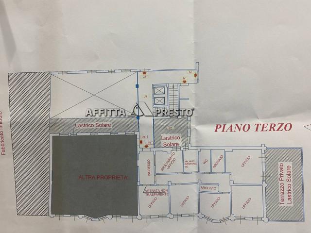 Ufficio in affitto a Unione di Comuni della Romagna Forlivese, Quattro