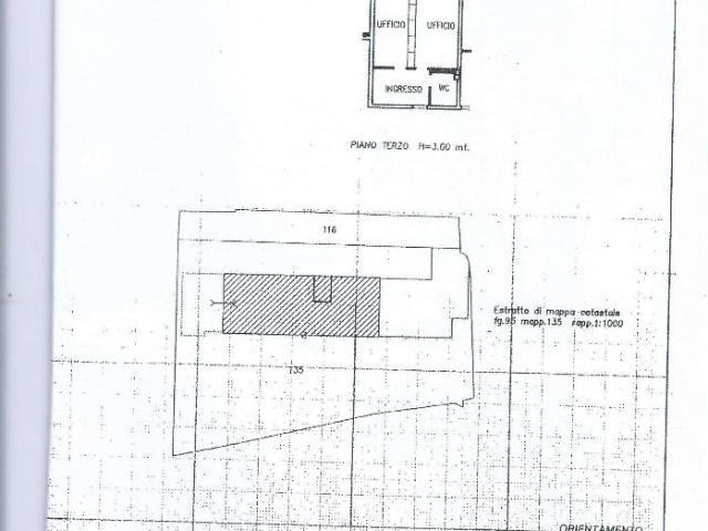 Ufficio in affitto a San Prospero Strinati, Re