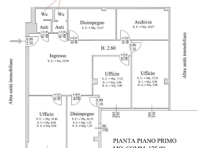 Ufficio in vendita a Santa Rosa, Conegliano