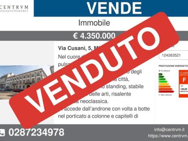 Ufficio in vendita a Municipio 1, Milano
