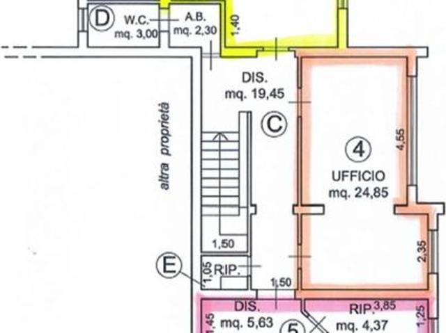 Ufficio in vendita a Calcinaia, Lecchi
