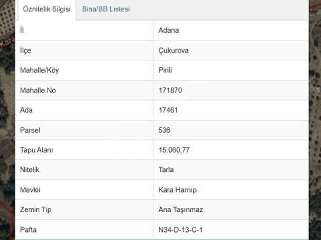 Çukurova, Adana içerisinde satılık Arsa