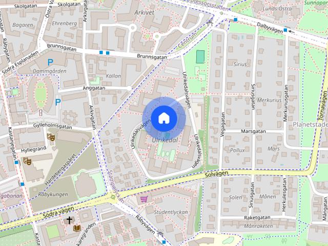 Rum hyra i Lund, Skåne