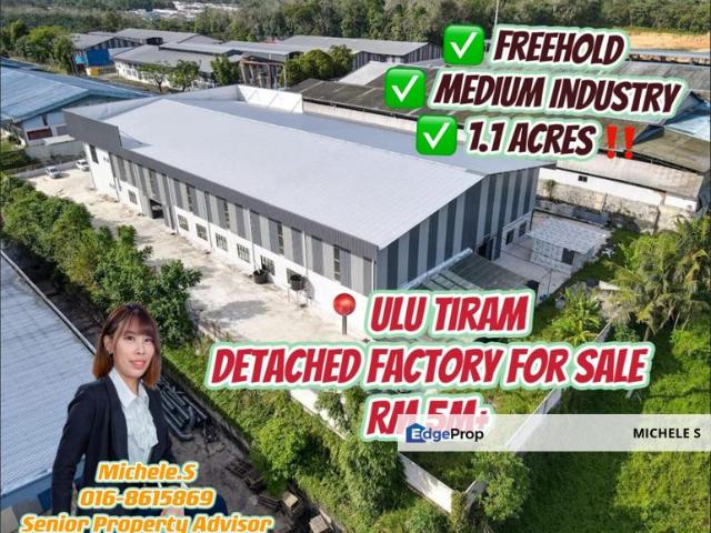 Warehouse for sale in Johore Bahru, Johor