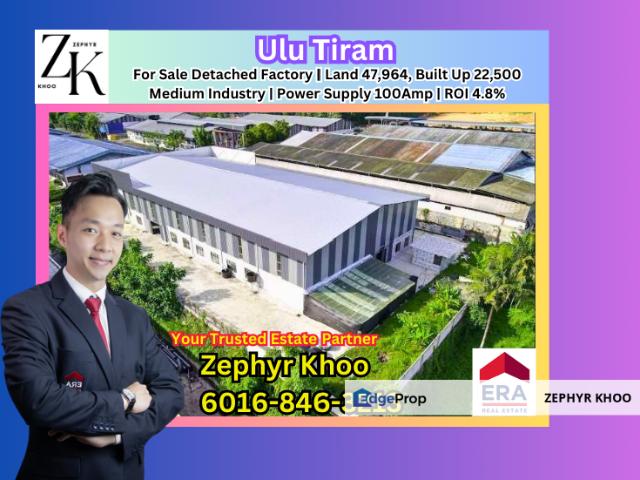Warehouse for sale in Johore Bahru, Johor