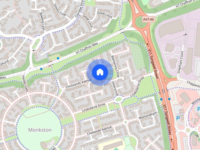 House for rent in Monkston Park, Milton Keynes