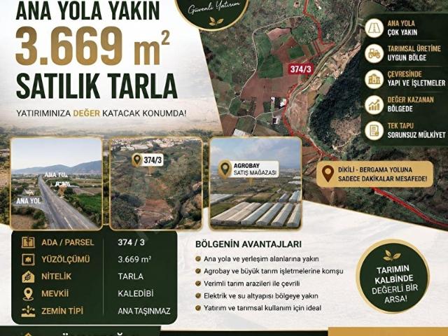 Dikili, İzmir içerisinde satılık Arsa