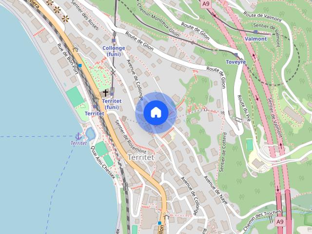 Apartment mieten in Territet, Montreux