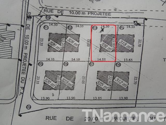 Terrain vente