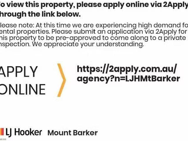 House for rent in Mount Barker, South Australia