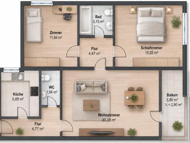 Wohnung kaufen in Unterhaching, Bayern