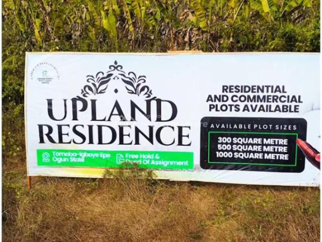 Land for sale in Ogun