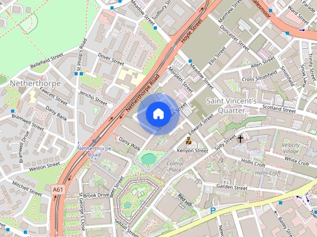Apartment for rent in Saint Vincent's, Sheffield