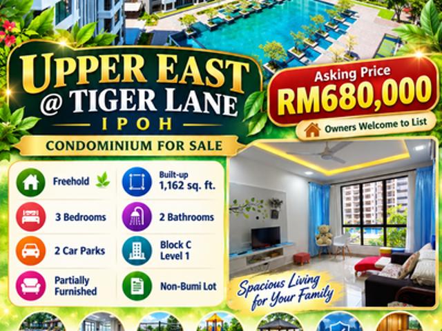 Condominium for sale in Majlis Bandaraya Ipoh, Kinta