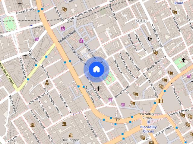 Apartment for rent in Soho, Greater London