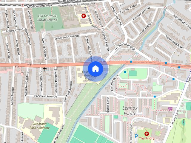 Apartment for rent in East Sheen, Greater London