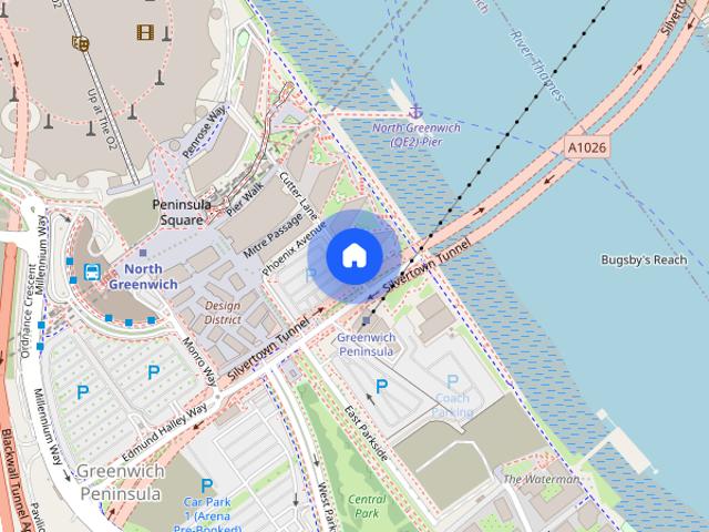 Apartment for rent in Greenwich Peninsula, Greater London