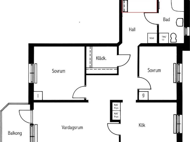 Lägenhet hyra i Skellefteå, Västerbotten