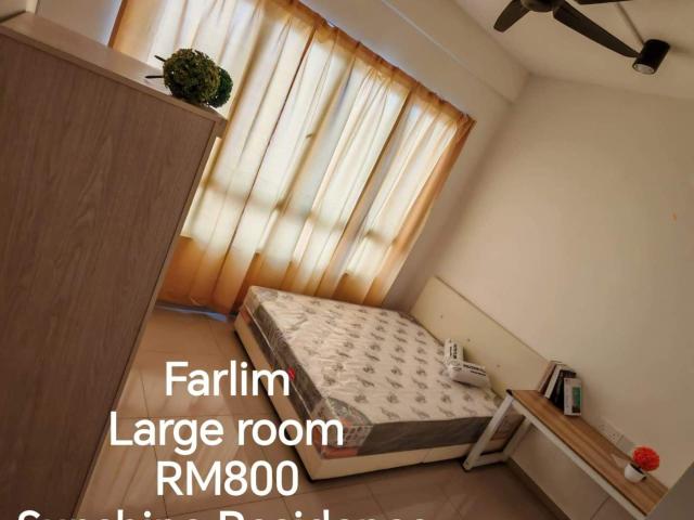 Room for rent in Farlim, George Town