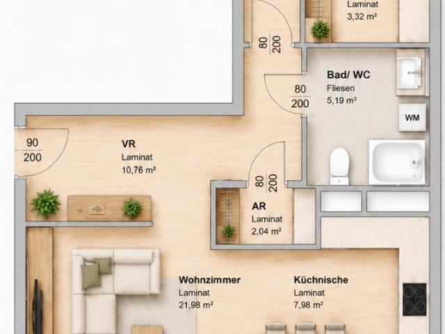 Apartment mieten in Gries, Gersdorf-Feistritz