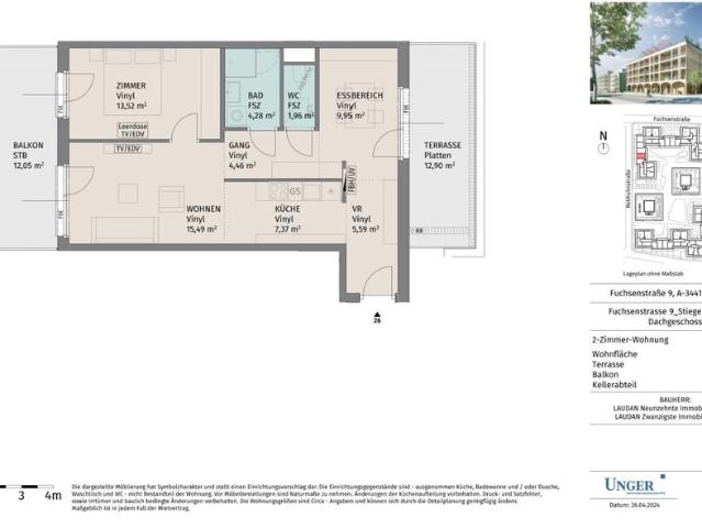 Apartment mieten in Michelhausen, Niederösterreich