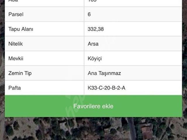 Karain, Ürgüp içerisinde satılık Arsa
