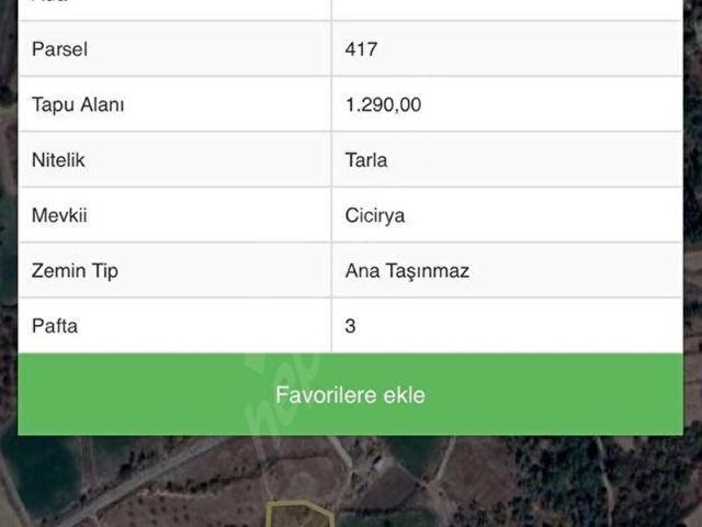 Ürgüp, Nevşehir içerisinde satılık Arsa