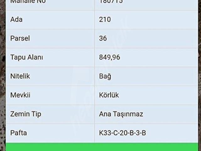 Ürgüp, Nevşehir içerisinde satılık Arsa