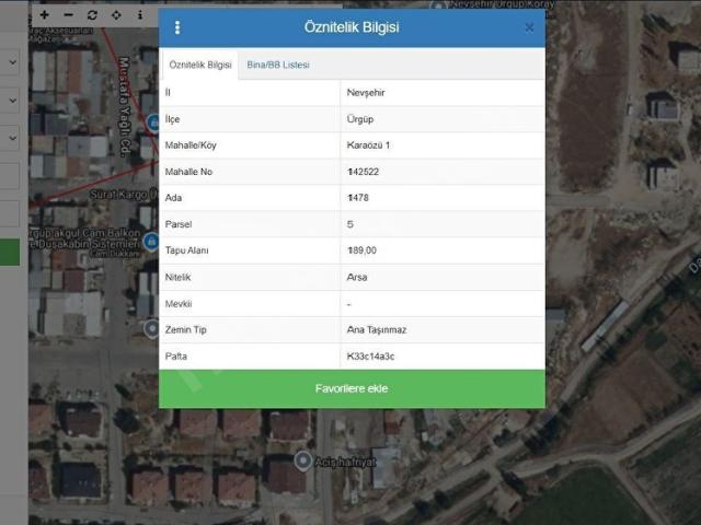 Ürgüp, Nevşehir içerisinde satılık Dükkan