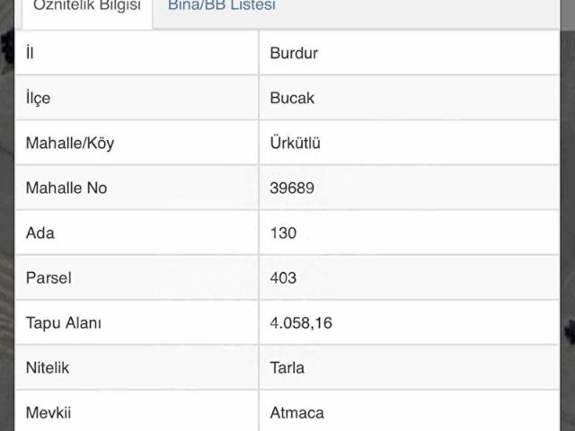 Bucak, Burdur içerisinde satılık mülk