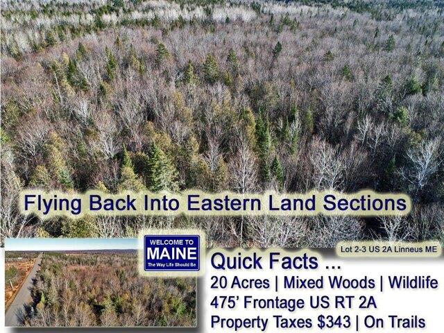 Land for sale in Linneus, Aroostook County