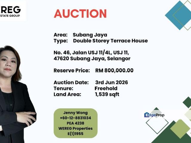 House for sale in Petaling, Subang Jaya