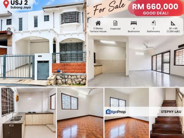 House for sale in USJ 2, Majlis Bandaraya Subang Jaya