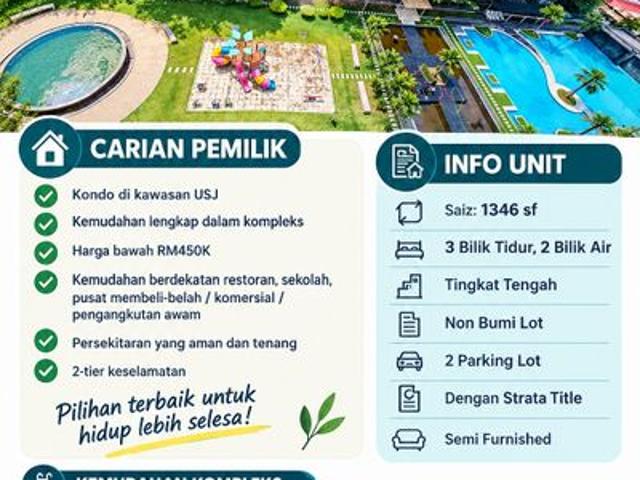 Condominium for sale in USJ 1, Majlis Bandaraya Subang Jaya