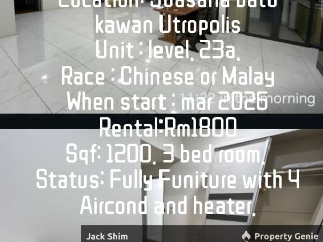 Condominium for rent in Wellesley, Penang