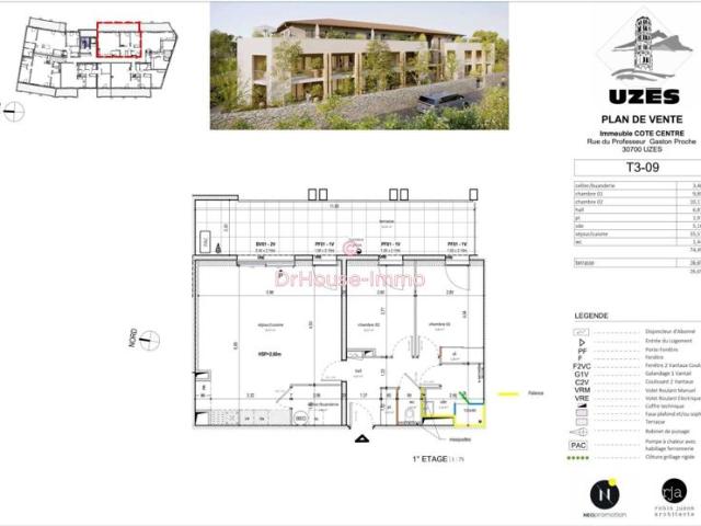 Appartement vente à Nîmes, Sanilhac-sagriès