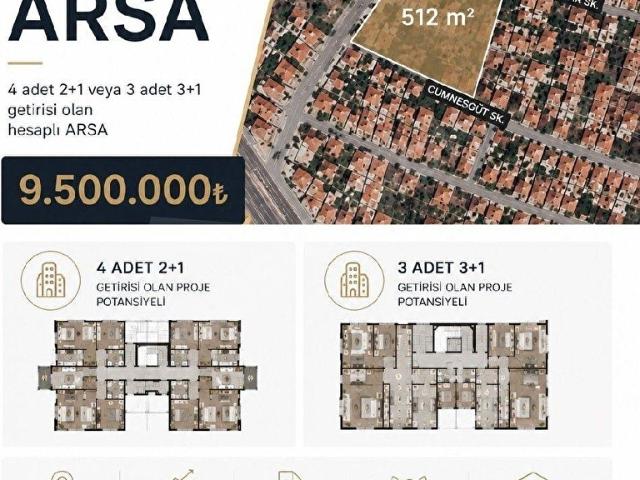 Meram, Konya içerisinde satılık Arsa