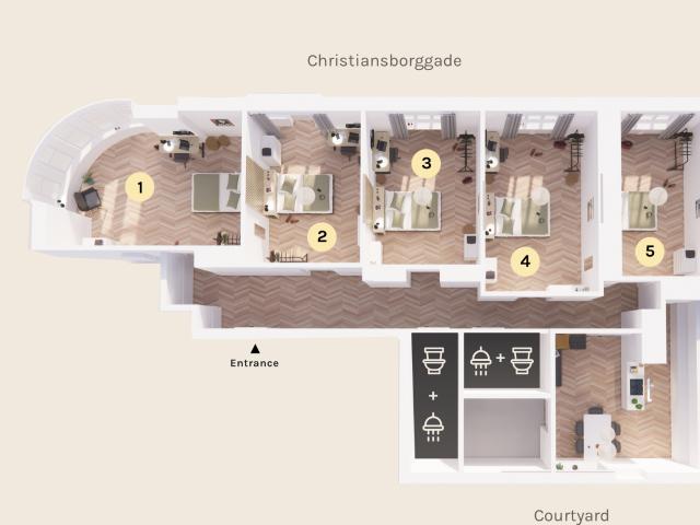 Zimmer til leje i København, Brøndby