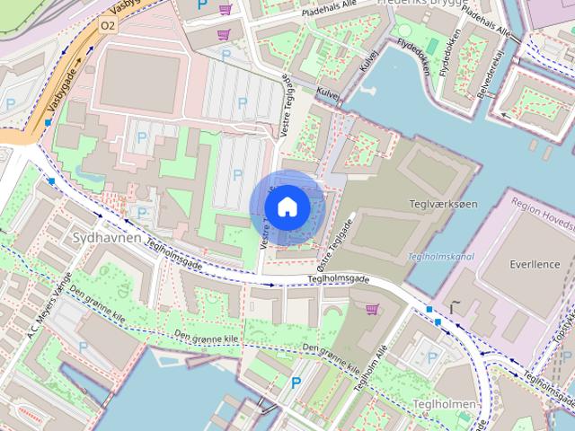 Zimmer til leje i Vesterbro, København