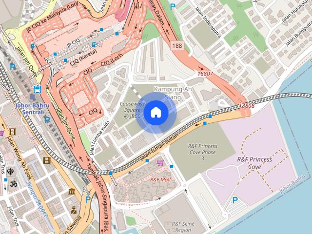 Apartment for rent in Kampung Ah Siang, Johor Bahru
