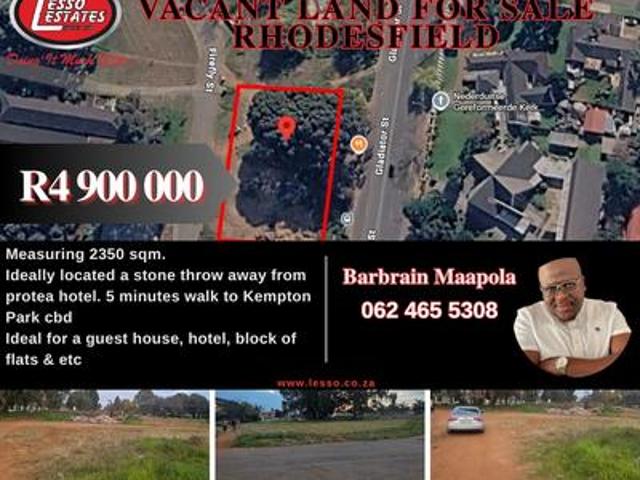 Land for sale in Ekurhuleni, Gauteng