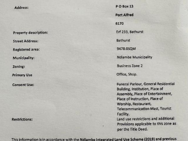 Land for sale in Bushmans River Mouth, Eastern Cape