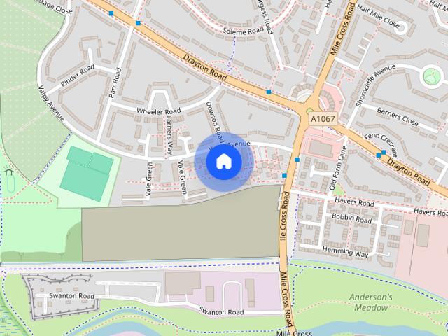 House for rent in Mile Cross, East Bank