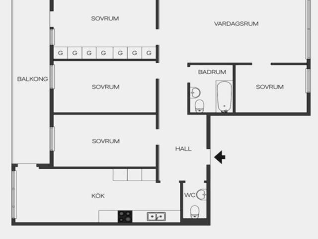 Bostadsrätt till salu